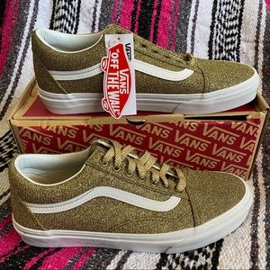Vans Old Skool Lurex Glitter Gold True